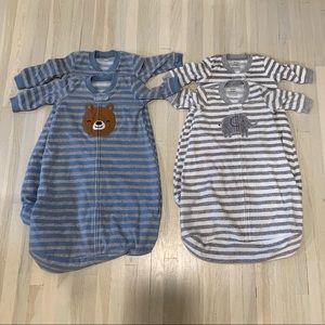 Four Carter’s Fleece Sleep Sacks (Never Worn)